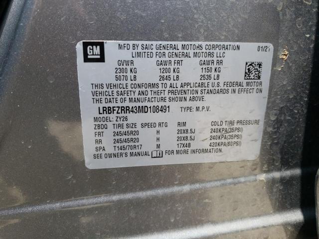 Photo 14 from auction – 2021 BUICK ENVISION A with VIN LRBFZRR43MD108491