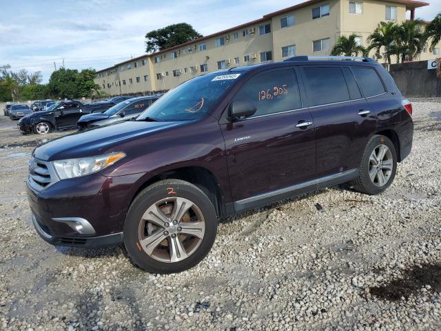 TOYOTA HIGHLANDER 2012 with VIN 5TDYK3EH9CS050717 - Photo from auction