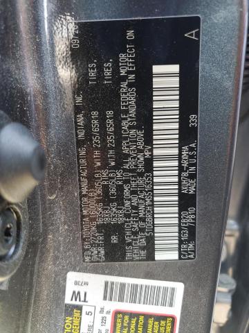Photo 14 from auction – 2021 TOYOTA HIGHLANDER with VIN 5TDGBRCH1MS516353