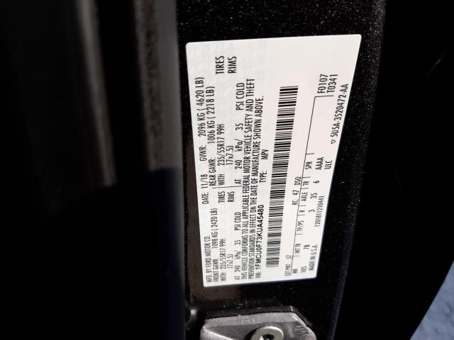 Photo 14 from auction – 2019 FORD ESCAPE S with VIN 1FMCU0F73KUA45480