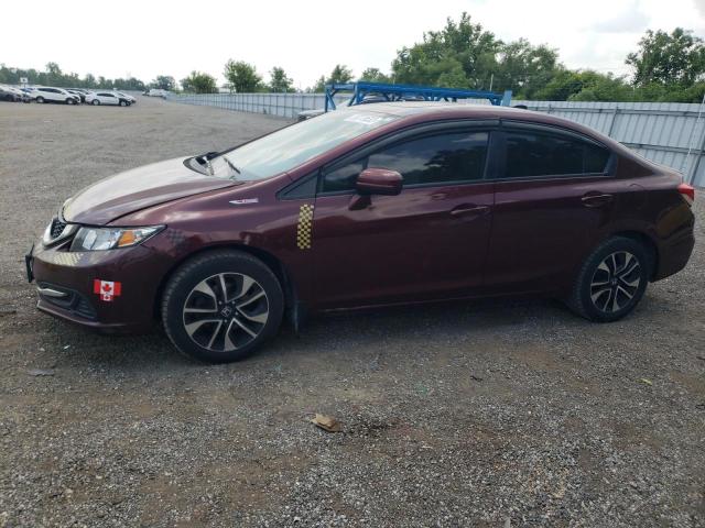 HONDA CIVIC LX 2014 with VIN 2HGFB2F57EH033780 - Photo from auction