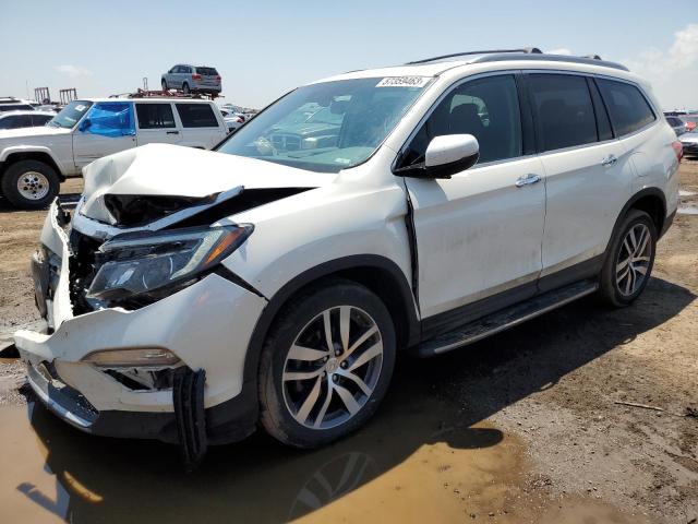 HONDA PILOT ELIT 2016 with VIN 5FNYF6H0XGB103320 - Photo from auction