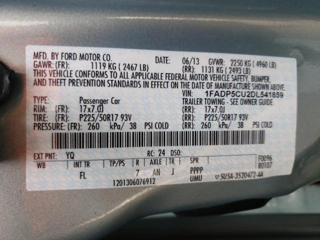 Zdjęcie 14 z aukcji – 2013 FORD C-MAX PREM z VIN 1FADP5CU2DL541859