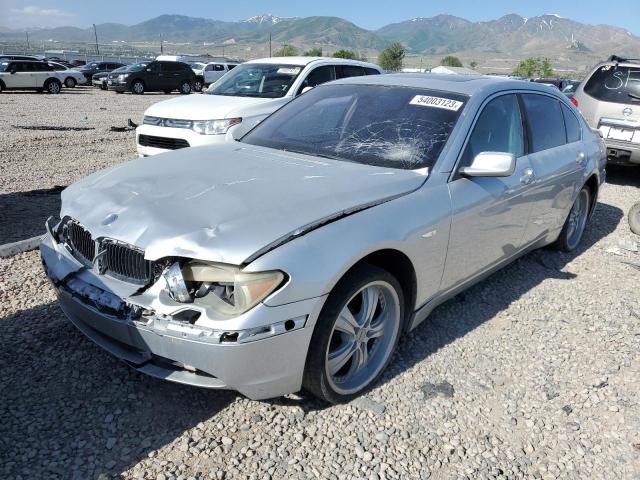 BMW 745 LI 2002 with VIN WBAGN63492DR05248 - Photo from auction