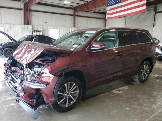 TOYOTA HIGHLANDER 2017 with VIN 5TDJZRFH5HS387956 - Photo from auction