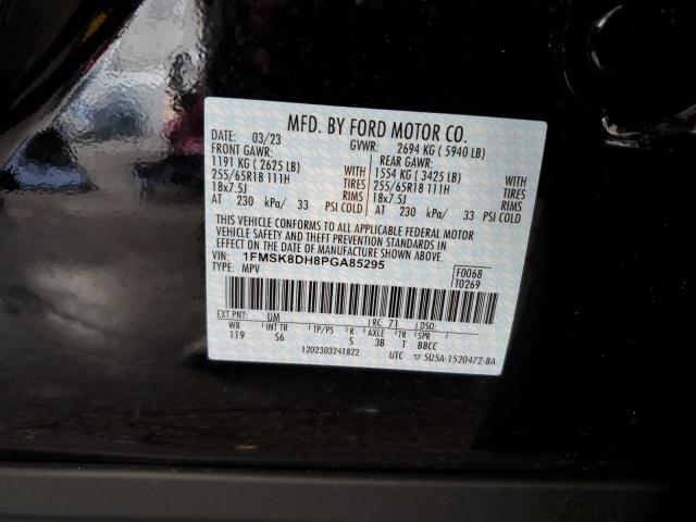 Photo 14 from auction – 2023 FORD EXPLORER X with VIN 1FMSK8DH8PGA85295
