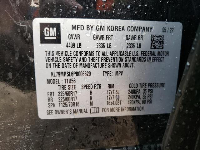 Photo 14 from auction – 2023 CHEVROLET TRAILBLAZE with VIN KL79MRSL6PB006629