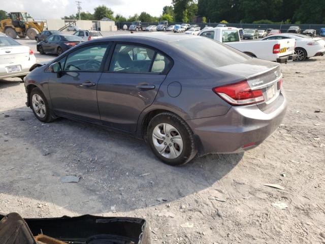 Photo 2 from auction – 2015 HONDA CIVIC LX with VIN 19XFB2F52FE076113