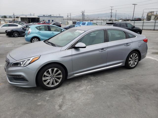 HYUNDAI SONATA SPO 2017 with VIN 5NPE34AF9HH464975 - Photo from auction