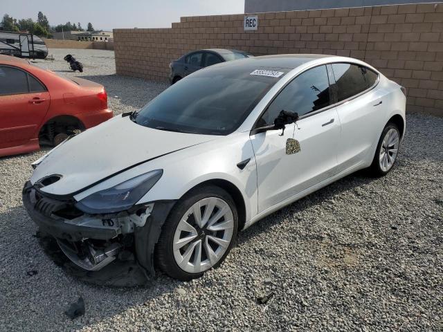 TESLA MODEL 3 2022 with VIN 5YJ3E1EB6NF265447 - Photo from auction