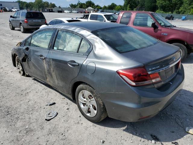 Photo 2 from auction – 2013 HONDA CIVIC LX with VIN 19XFB2F52DE082314
