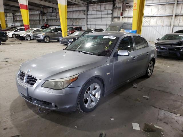 BMW 530 I 2007 with VIN WBANE735X7CM48646 - Photo from auction