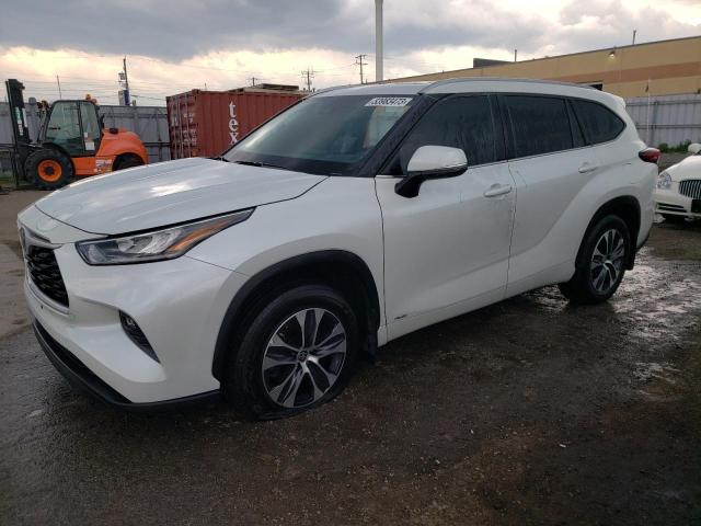 TOYOTA HIGHLANDER 2022 with VIN 5TDGBRCH4NS550935 - Photo from auction