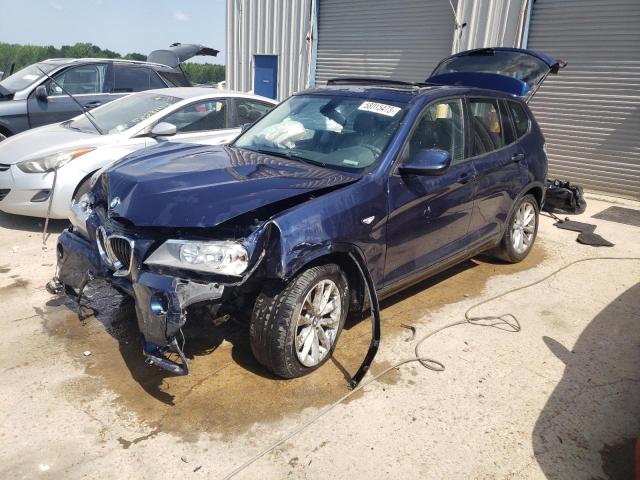 BMW X3 XDRIVE2 2013 with VIN 5UXWX9C58D0A12647 - Photo from auction