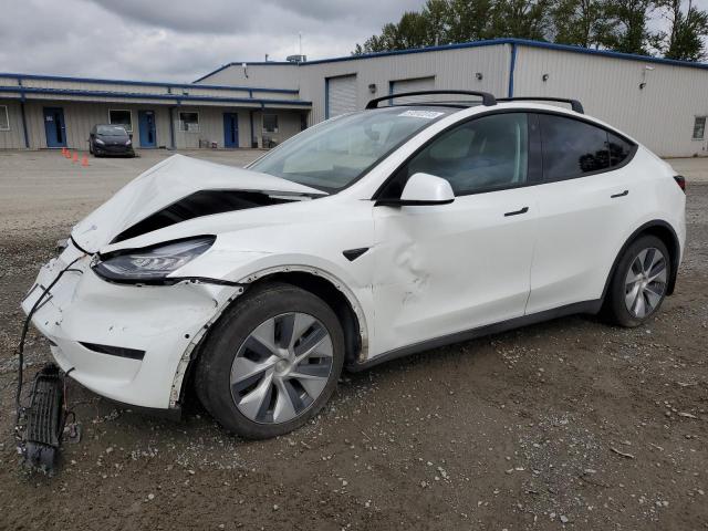 TESLA MODEL Y 2021 with VIN 5YJYGAED8MF132477 - Photo from auction