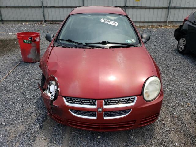 Photo 5 from auction – 2005 DODGE NEON SXT with VIN 1B3ES56C55D210576