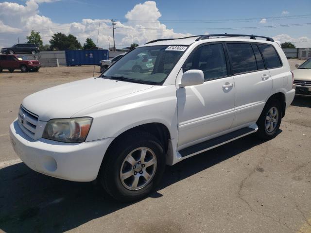 TOYOTA HIGHLANDER 2006 with VIN JTEEP21A560144605 - Photo from auction