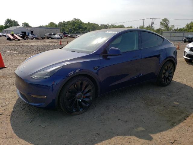 TESLA MODEL Y 2022 с VIN 7SAYGDEF6NF523053 - Фото с аукциона