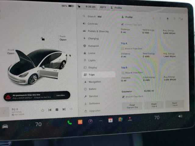 Photo 9 from auction – 2021 TESLA MODEL 3 with VIN 5YJ3E1EAXMF053804