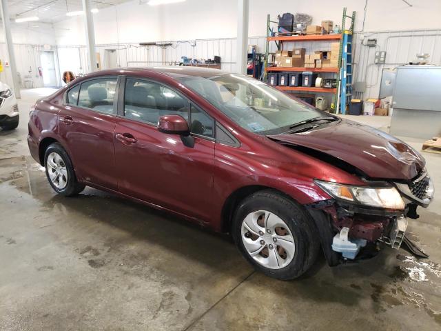 Photo 4 from auction – 2013 HONDA CIVIC LX with VIN 19XFB2F59DE080737