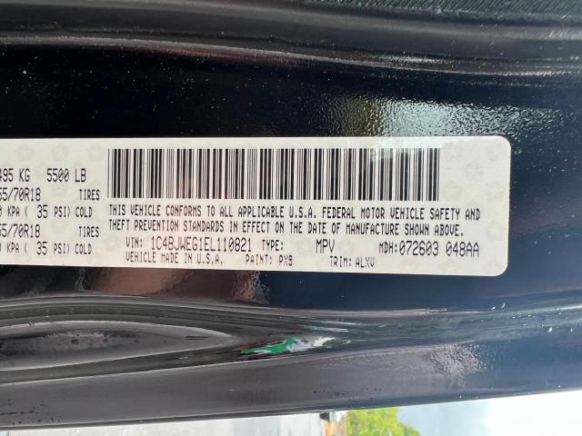 Photo 10 from auction – 2014 JEEP WRANGLER U with VIN 1C4BJWEG1EL110821
