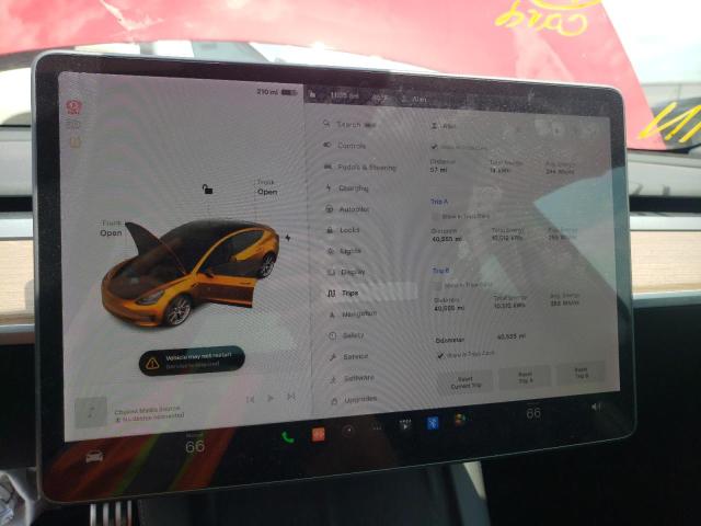 Photo 9 from auction – 2021 TESLA MODEL 3 with VIN 5YJ3E1EBXMF992685