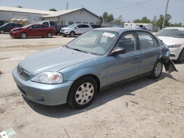 Photo 1 from auction – 2000 HONDA CIVIC BASE with VIN 2HGEJ6612YH558172
