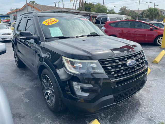 FORD EXPLORER S 2016 with VIN 1FM5K8GT7GGB70058 - Photo from auction