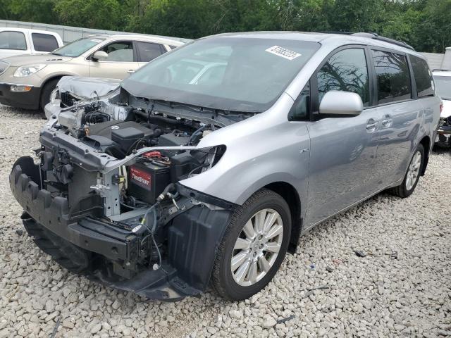 TOYOTA SIENNA XLE 2017 with VIN 5TDDZ3DC4HS161313 - Photo from auction