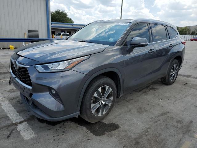 TOYOTA HIGHLANDER 2020 with VIN 5TDGZRAH3LS009919 - Photo from auction
