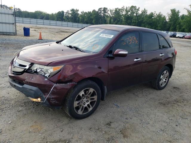 Photo 1 from auction – 2007 ACURA MDX TECHNO with VIN 2HNYD283X7H544085