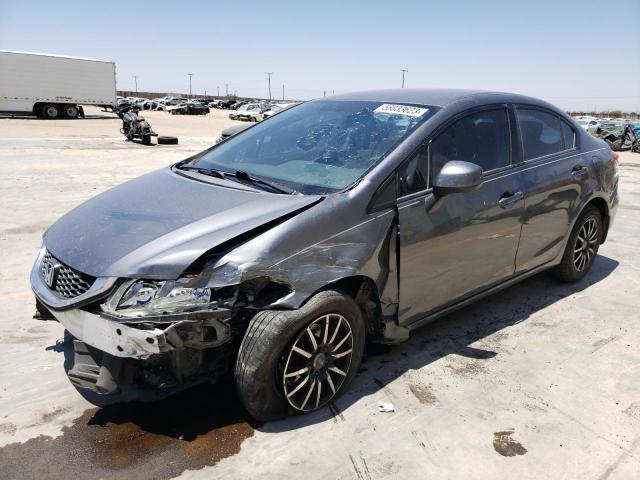 HONDA CIVIC LX 2013 with VIN 19XFB2F53DE020274 - Photo from auction