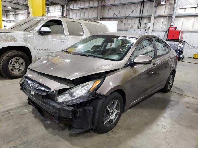 HYUNDAI ACCENT GLS 2012 with VIN KMHCT4AE7CU242220 - Photo from auction