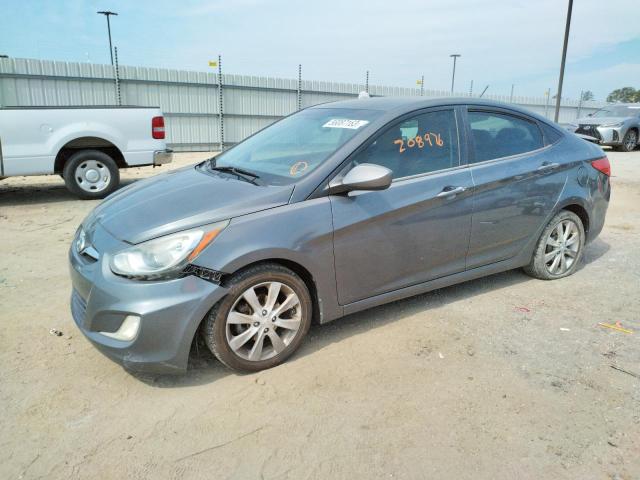 HYUNDAI ACCENT GLS 2012 with VIN KMHCU4AE6CU128481 - Photo from auction