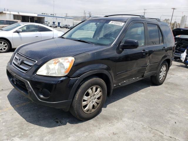 HONDA CR-V SE 2005 with VIN JHLRD78935C020338 - Photo from auction