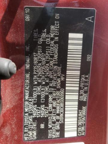 Photo 14 from auction – 2011 TOYOTA SIENNA XLE with VIN 5TDYK3DC8BS069960
