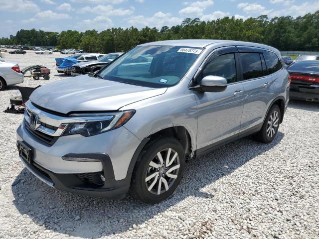 HONDA PILOT EX 2019 with VIN 5FNYF6H36KB093243 - Photo from auction