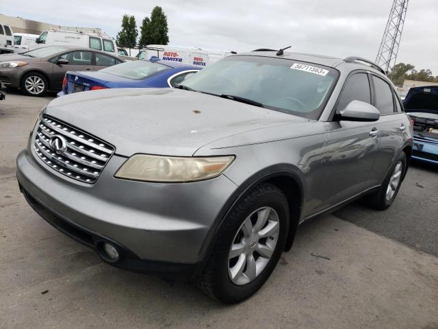 INFINITI FX35 2004 with VIN JNRAS08W54X224692 - Photo from auction