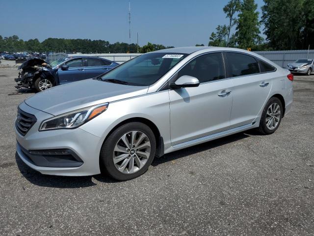 HYUNDAI SONATA SPO 2016 with VIN 5NPE34AF7GH289267 - Photo from auction