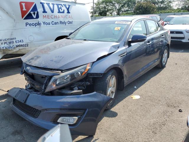 KIA OPTIMA LX 2015 with VIN 5XXGM4A71FG478490 - Photo from auction