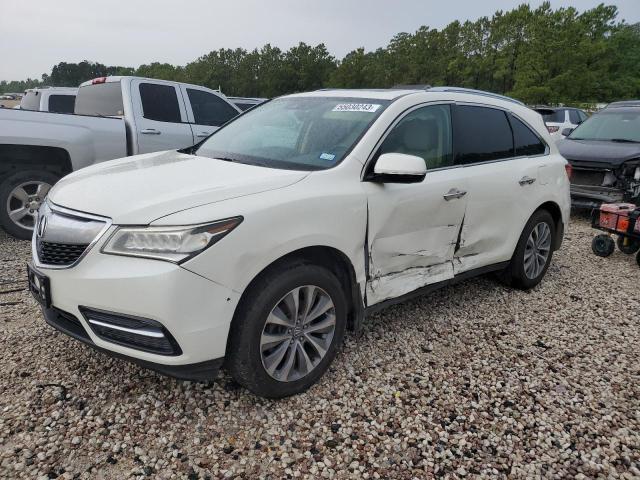 Photo 1 from auction – 2016 ACURA MDX TECHNO with VIN 5FRYD3H48GB011726
