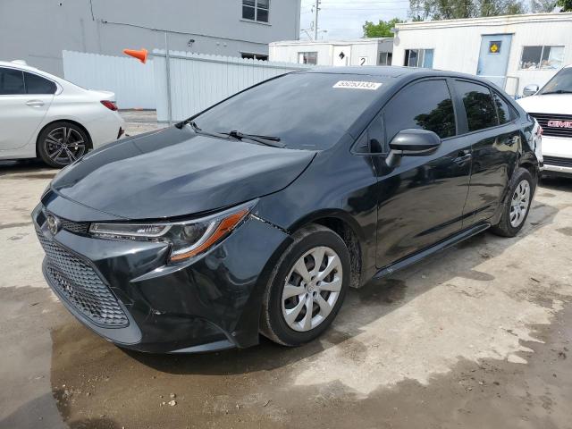 TOYOTA COROLLA LE 2020 with VIN JTDEPRAE6LJ033017 - Photo from auction