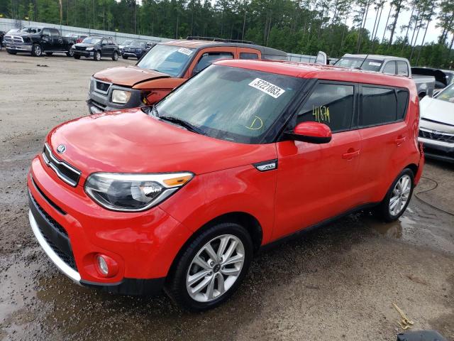 KIA SOUL + 2018 with VIN KNDJP3A53J7569834 - Photo from auction