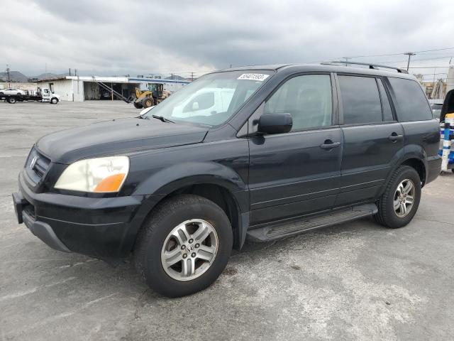 HONDA PILOT EXL 2005 with VIN 2HKYF18775H549343 - Photo from auction