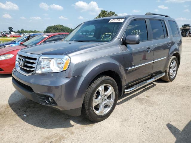 HONDA PILOT EXL 2014 with VIN 5FNYF3H58EB013445 - Photo from auction
