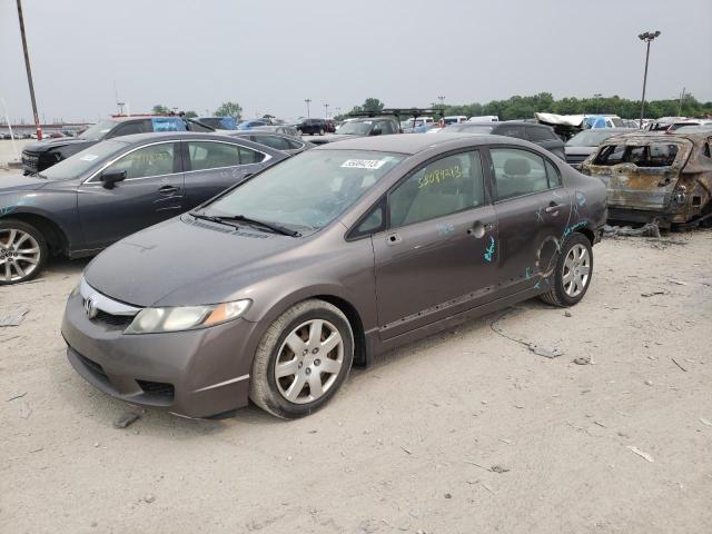 HONDA CIVIC LX 2009 with VIN 19XFA16549E002824 - Photo from auction