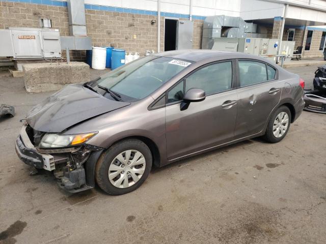 HONDA CIVIC LX 2012 with VIN 2HGFB2F52CH561692 - Photo from auction
