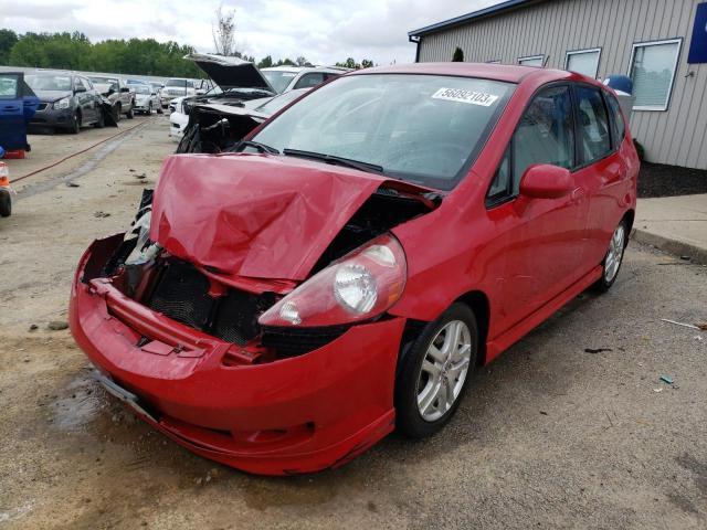 HONDA FIT S 2007 with VIN JHMGD38657S040889 - Photo from auction