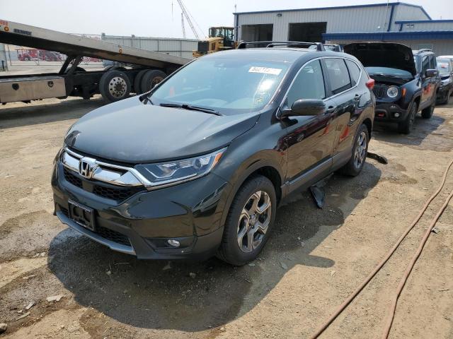 HONDA CR-V EX 2019 with VIN 2HKRW2H52KH614555 - Photo from auction