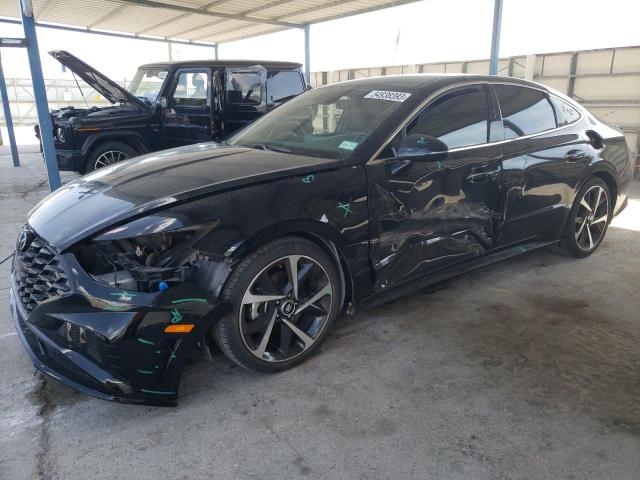 HYUNDAI SONATA SEL 2021 with VIN 5NPEJ4J23MH106929 - Photo from auction